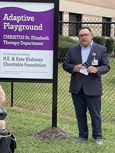 Adaptive playground dedication at CHRISTUS St. Elizabeth